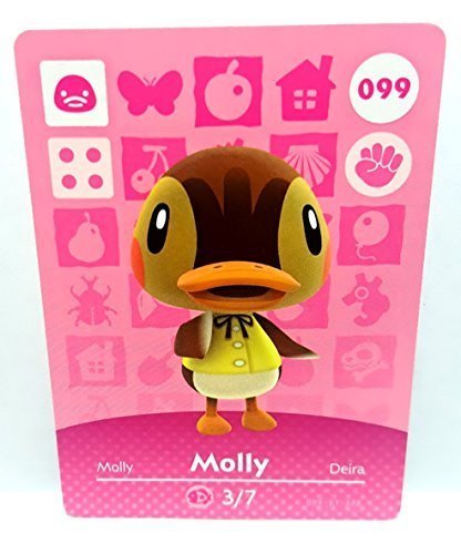 Nintendo Amiibo Card - Animal Crossing Happy Home Design - Molly 099