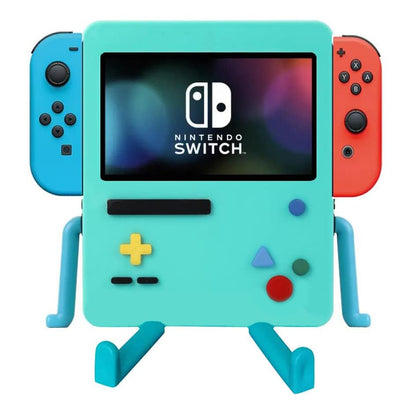 IRISFLY USB Portable Dock Playstand for Nintendo Switch OLED - Cute Blue Case Decor