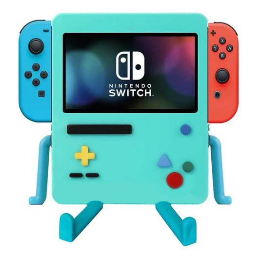 IRISFLY USB Portable Dock Playstand for Nintendo Switch OLED - Cute Blue Case Decor