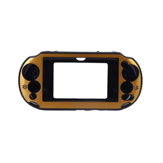 OSTENT Colorful Aluminum Metal Skin Protective Cover Case for Sony PS Vita PSV PCH-2000 - Color Gold