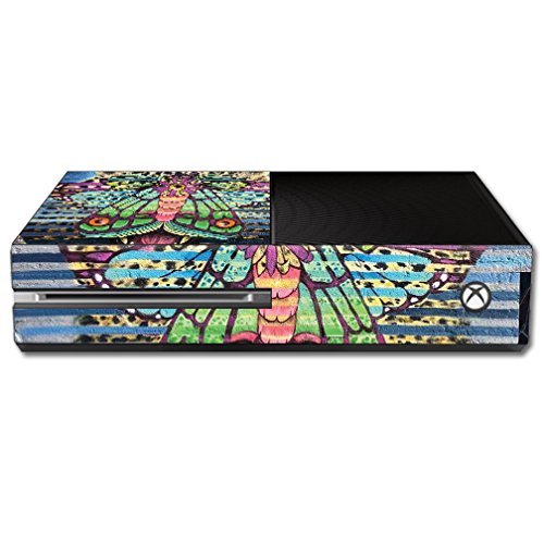 MightySkins Skin Compatible with Microsoft Xbox One - Jaguar Moth | Protective, Durable, and Unique Vinyl Decal wrap Cover | Eas