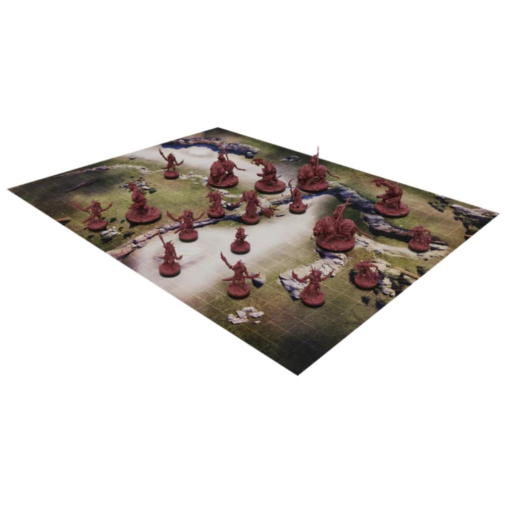 Steamforged Games Epic Encounters RPG: Steppe of The Lizard Thane, 20 Miniatures, Double-Sided Mat, Game Master Book, 5E Compatible