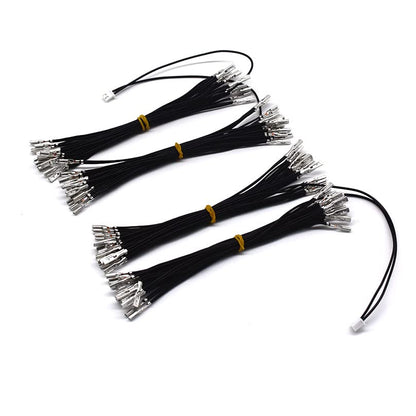Arcity Arcade Cable Wire LED Button Power Cable Daisy Chain 0.110 Inch Terminals for USB Encoder, MAME, Raspberry Pi - Model HY-PJ099-4