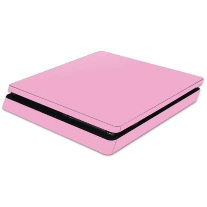 MIGHTY SKINS PS4 Slim Skin - Solid Pink Vinyl Decal Cover, Easy Apply/Remove, 0.1 x 8 inches