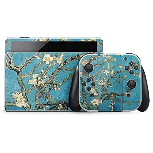 Skinit Decal Gaming Skin Compatible with Nintendo Switch OLED (2021) - Officially Licensed Almond Branches in Bloom by Van Gogh Design