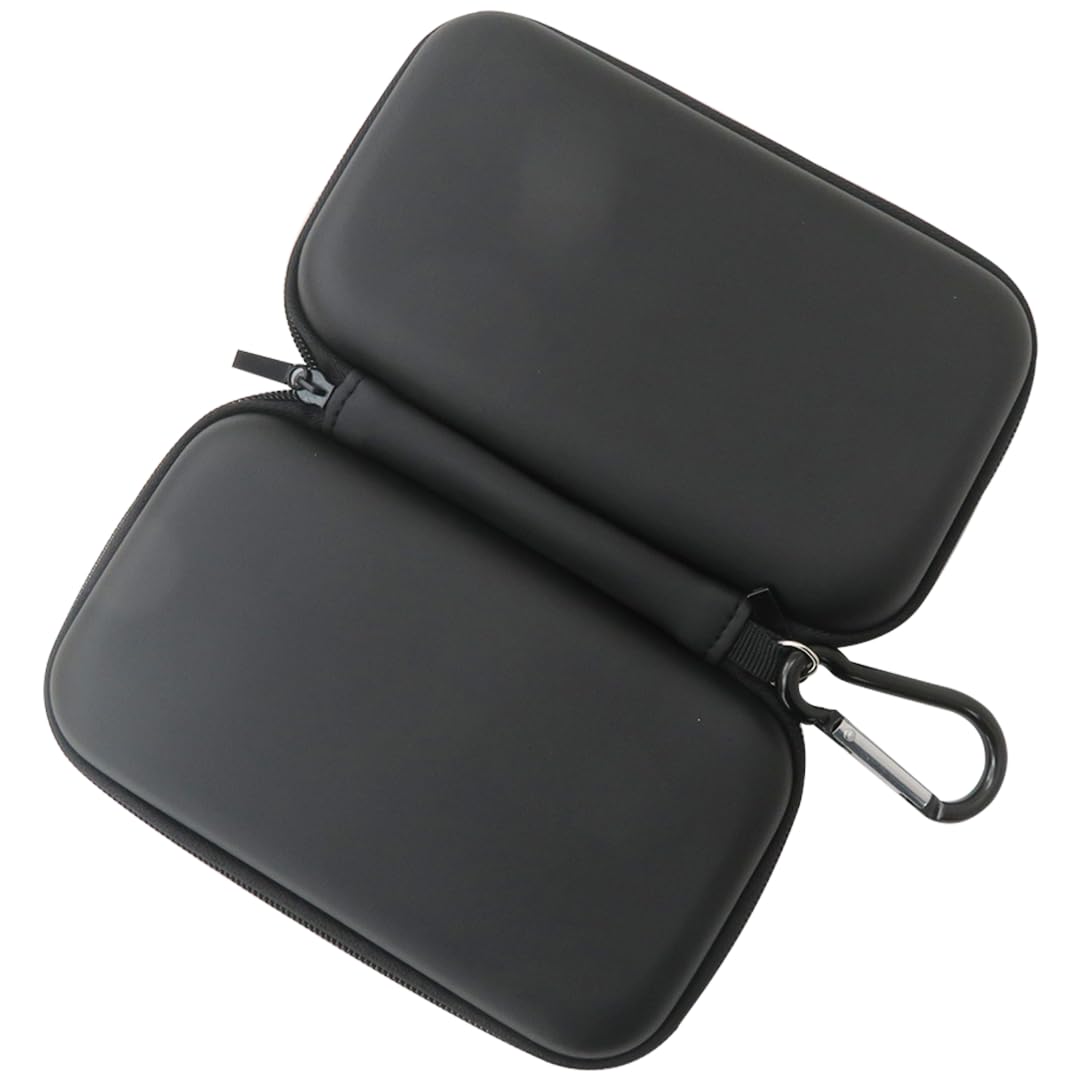 Vicue Black Portable Protective Case for Nintendo DS Lite 3DS - Medium Size Game Pouch Holder Cover Bag
