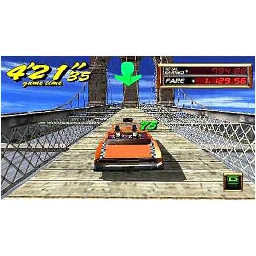 Sega Crazy Taxi: Fare Wars - Sony PSP, Model 010086660135, Classic Racing Game