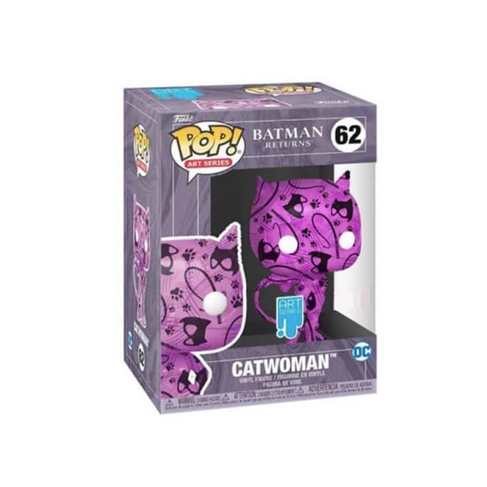 Funko Pop! Artist Series Vinyl Figure Catwoman 9 cm - Multicolor, Model 58396