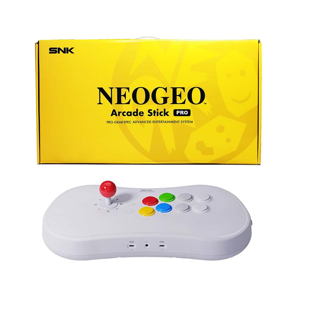 NEOGEO Arcade Stick Pro with 20 Genuine SNK Retro Games  NEO-GEO Game Joystick Support 720p HDMI Output  Connect NEO GEO Gamepads