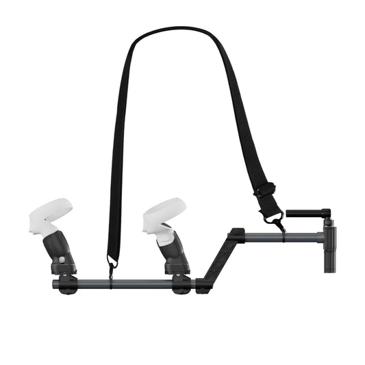tool Stock for Quest 2  Compatible with VR Quest2 Controller Grips for Enhance Stability and Control Magnetic Stock toy Adapter (Black for Quest2)