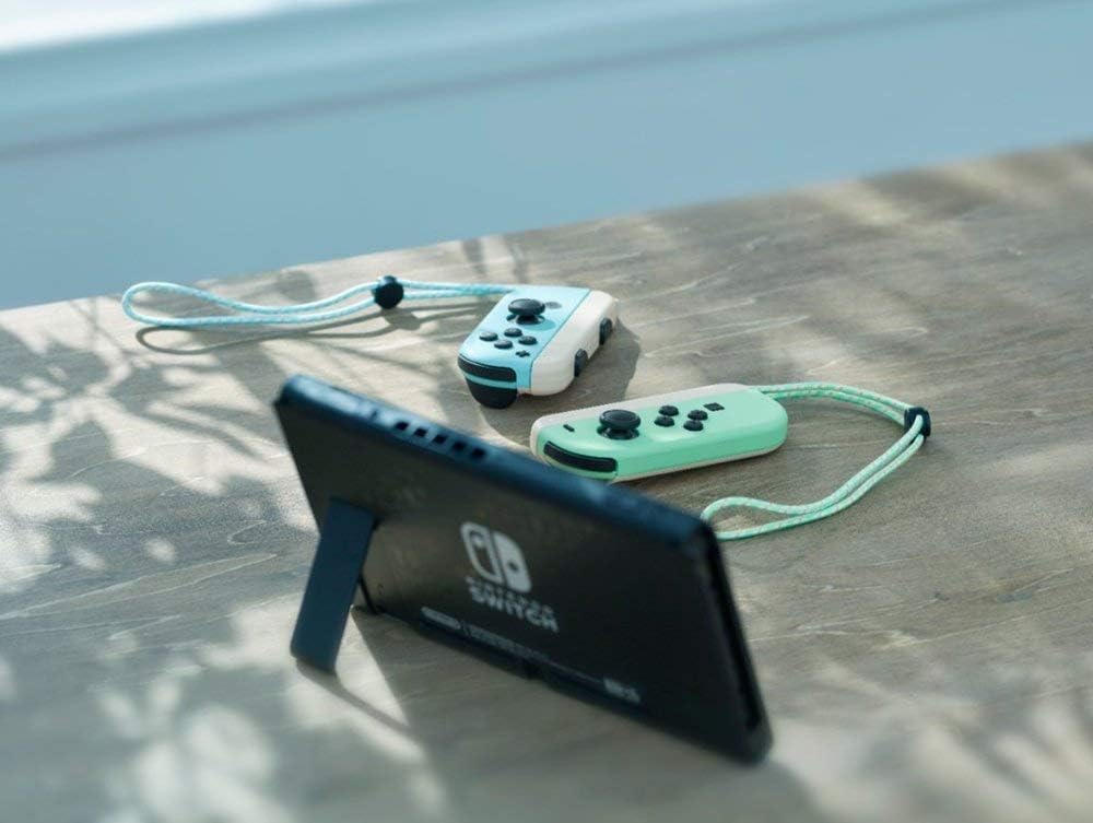 Nintendo Switch - Animal Crossing: New Horizons Edition - Green and Blue - Model HADSKEAAA