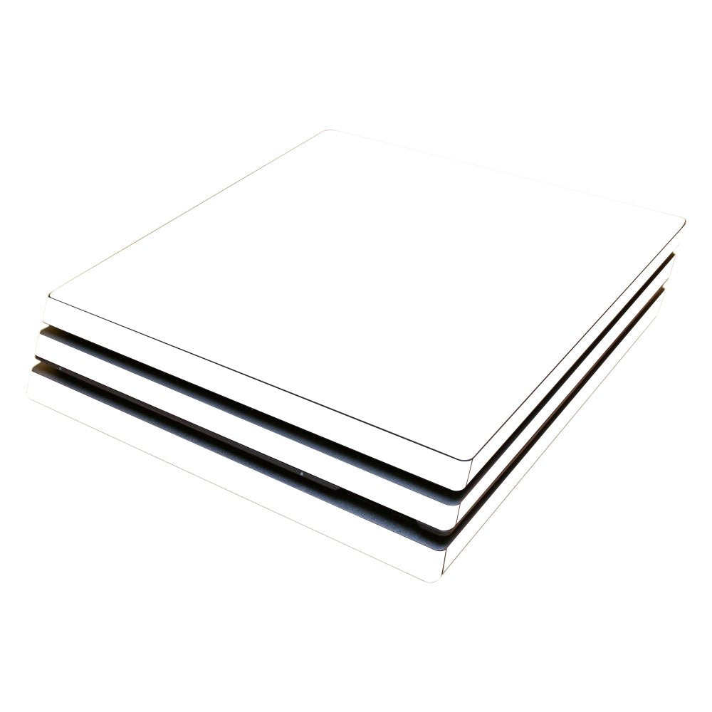 MIGHTY SKINS PS4 Pro Skin - Solid White Vinyl Decal Wrap - Durable & Easy to Apply - Model SOPS4PRO-Solid White