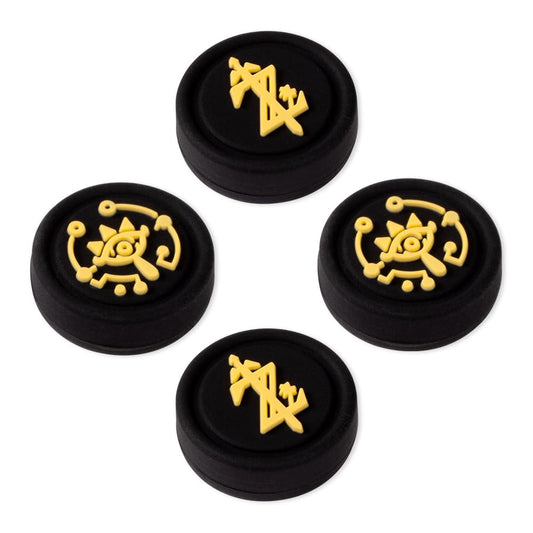 PERFECTSIGHT Switch Thumb Grips  Cute Joystick Caps for Nintendo Switch Lite/Switch OLED  4 PCS Kawaii Thumbstick Cover Analog Stick Button Cover for NS Joycon Controller (Black Z Eyes)