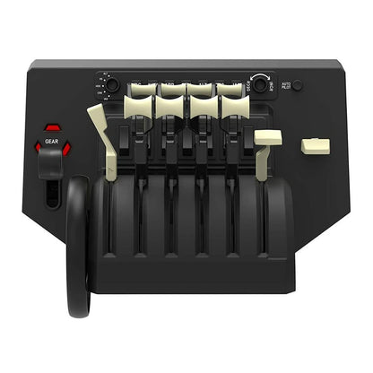 Honeycomb Aeronautical Bravo Throttle Quadrant Bundle with USB Hub - Black, Aluminum Construction