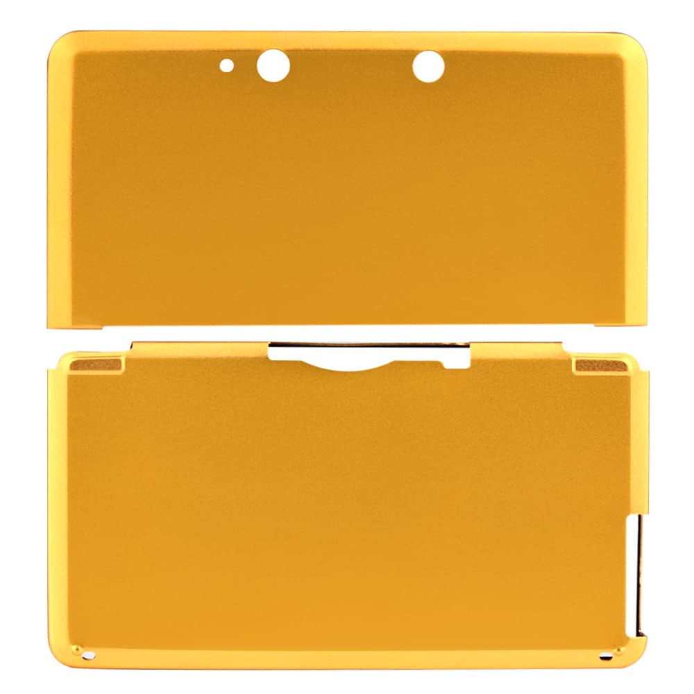 OSTENT Anti-Shock Aluminum Hard Case for Nintendo 3DS - Gold