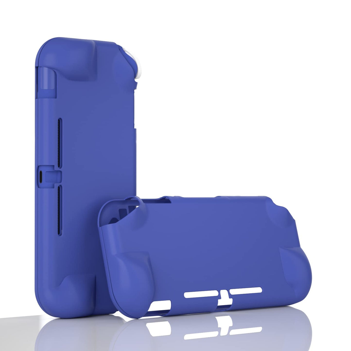 NANANINO Switch Lite Protective Case, Dark Blue Comfort Grip, Plastic Material