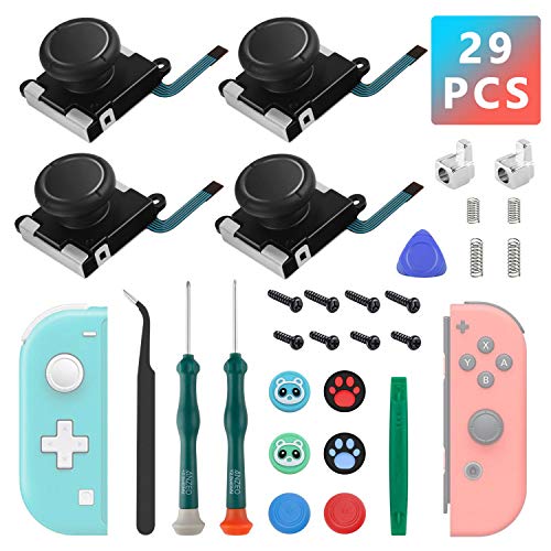 LONANDY 4 Pack Joycon Joysticks, Replacement Joystick for Nintendo Switch Joycon and Switch Lite, Switch Joycon Replacement Repa