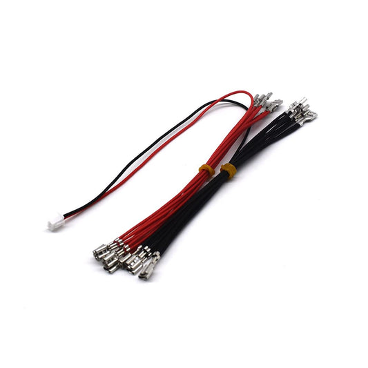 Arcity LED Arcade Cable Wire Harness - 2 Pcs, 0.187 Inch Terminals, Model HY-PJ099-3, for USB Encoder, MAME, Raspberry Pi, PC
