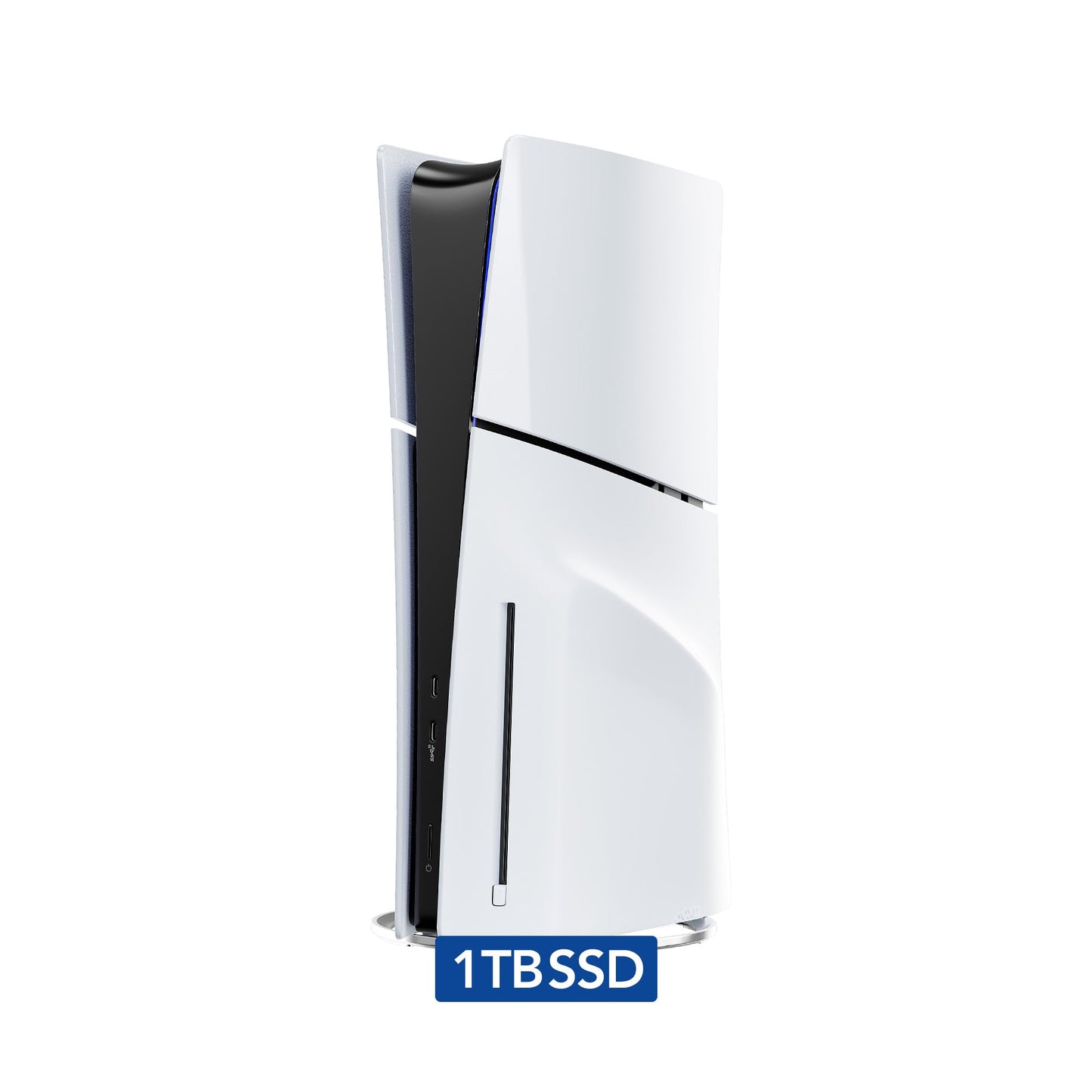 PlayStation 5 Slim Disc with 1TB SSD Storage  Console Only - PS5 Gaming System  White (Renewed) [video game]
