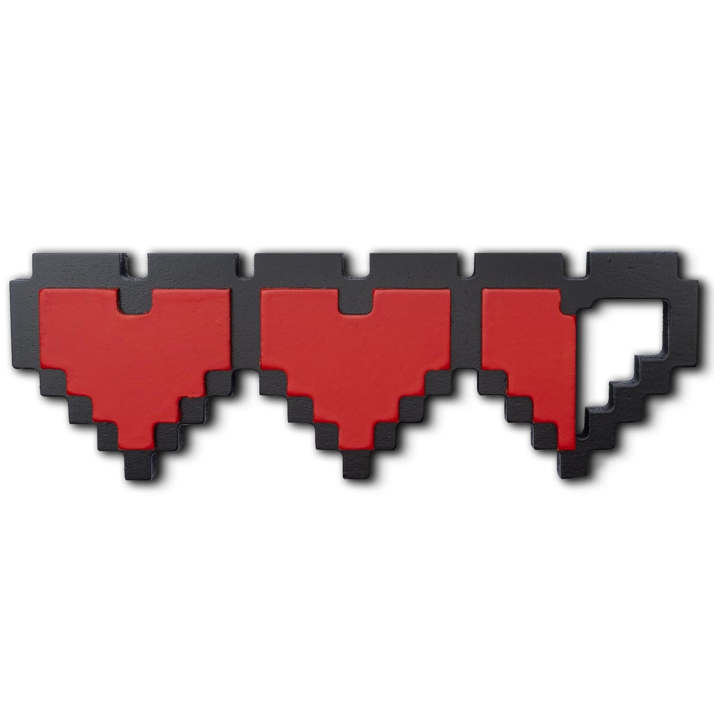 INSOVITA Gaming Logo Sign - Retro Gaming Wall Decor, Rustic Wood, 7.9x2.6, Black/Red, Model: insovita_zelda