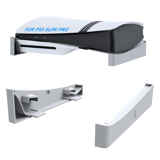 EJGAME PS5 Pro Accessories Horizontal Stand,Base Stand Compatible with PlayStation 5 Pro/Slim Disc & Digital Edition (White)