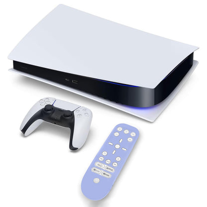 GEEKRIA Remote Control Cover for PS5 - Shock-Absorbing Silicone Skin Sleeve, Full Body Protection, Blue