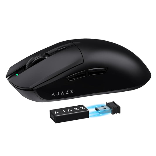 A.JAZZ AJ139 G Pro 4K Wireless Gaming Mouse - Ultra-Lightweight, 26000DPI, Dual Mode, Ergonomic, Symmetric, Black
