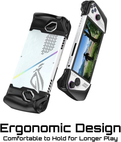 BreedGaming Ergo Comfort Grips Case for ASUS ROG Ally Z1 & Z1 Extreme - Black Protective Gripcase