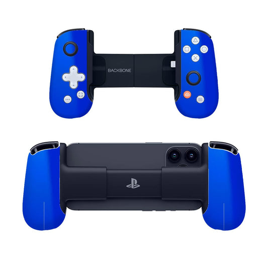 SopiGuard Sticker Skin for Backbone One Controller Full Body Wrap (Gloss Fire Blue)