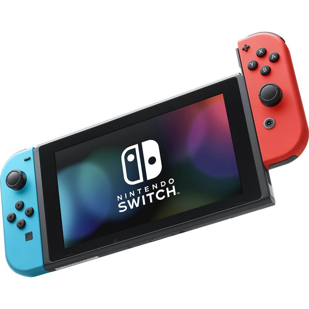 Nintendo Switch™ Console - Neon Blue & Neon Red Joy-Con™, Nacional Model, Black Color