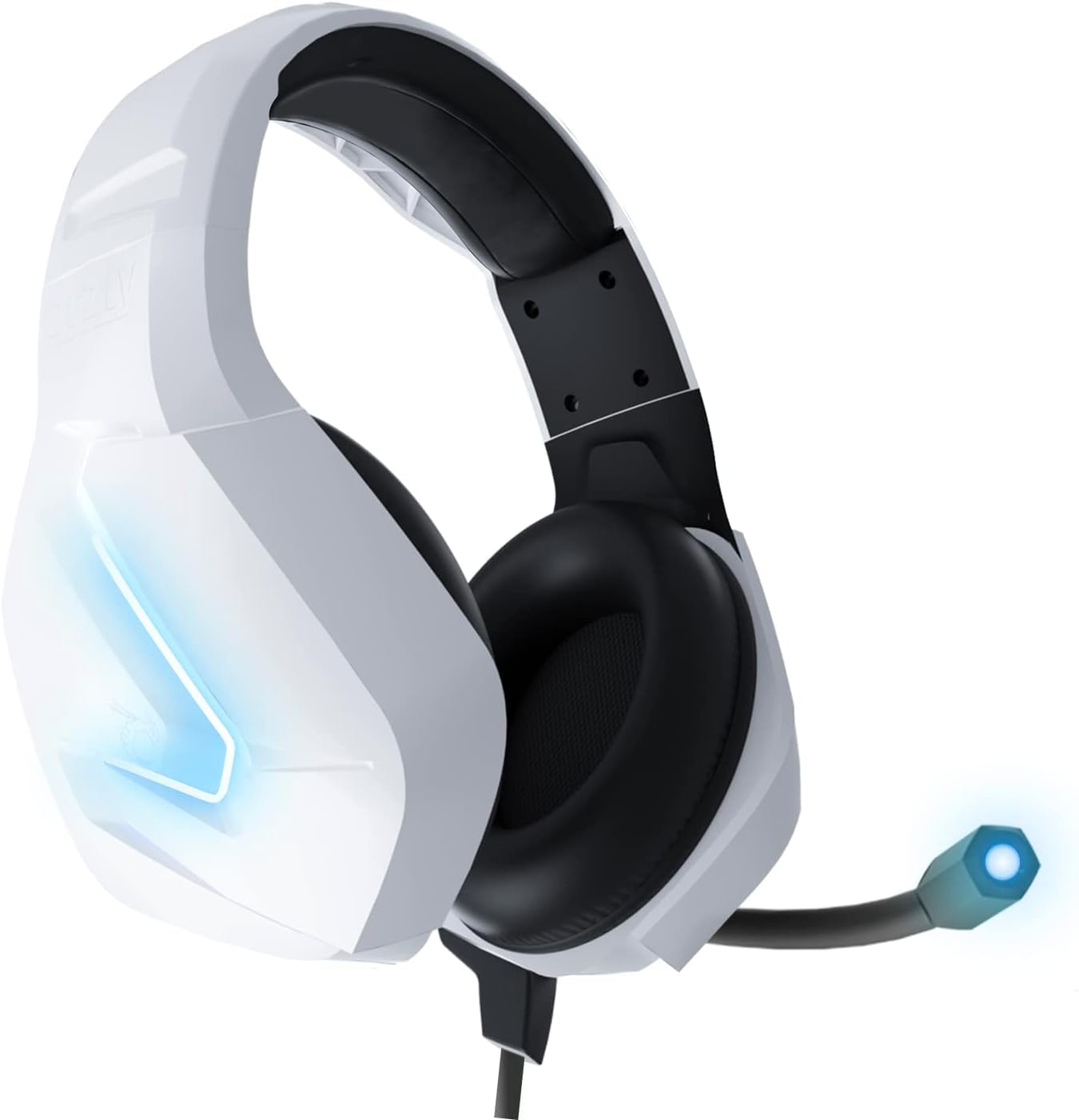 Orzly Gaming Headset (White) for PC and Gaming Consoles PS5  PS4  Xbox Series X | S  Xbox ONE  Nintendo Switch & Google Stadia Stereo Sound with Noise Cancelling mic - Hornet RXH-20 Siberia Edition