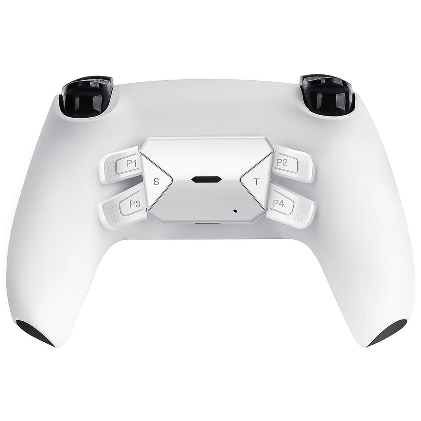 TOMSIN Back Paddles Kit for PS5 Controller BDM 010&BDM 020  4 Programmable Remap Back Button Parts for PS5 Controller (only for Model BDM 010&020)-White