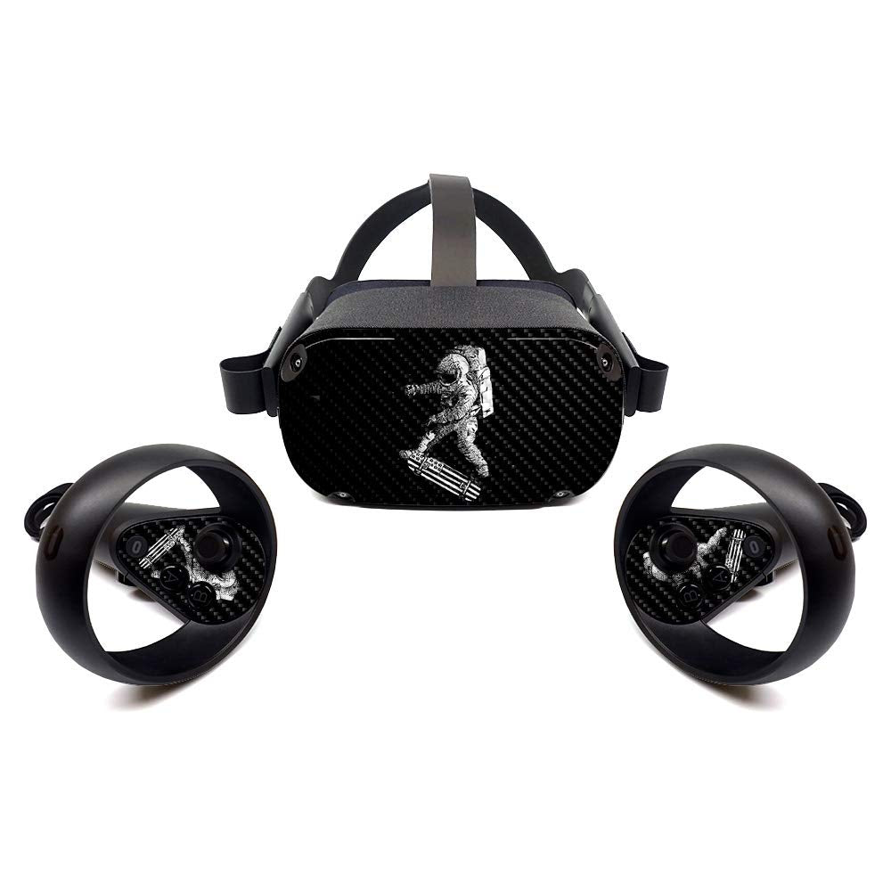 MightySkins Carbon Fiber Skin for Oculus Quest - Space Kickflip | Protective  Durable Textured Carbon Fiber Finish | Easy to Apply  Remove  and Change Styles | Made in The USA (CF-OCQU-Space Kickflip)