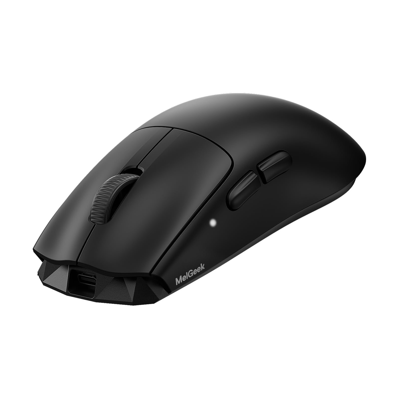 MelGeek Horus Lightweight Mouse  Wireless Gaming Mouse  49g  8K Polling  30K DPI Sensor  215 Hr Battery  2.4G/USB-C  with Light Receiver  Fit for Medium and Large Hands - Black