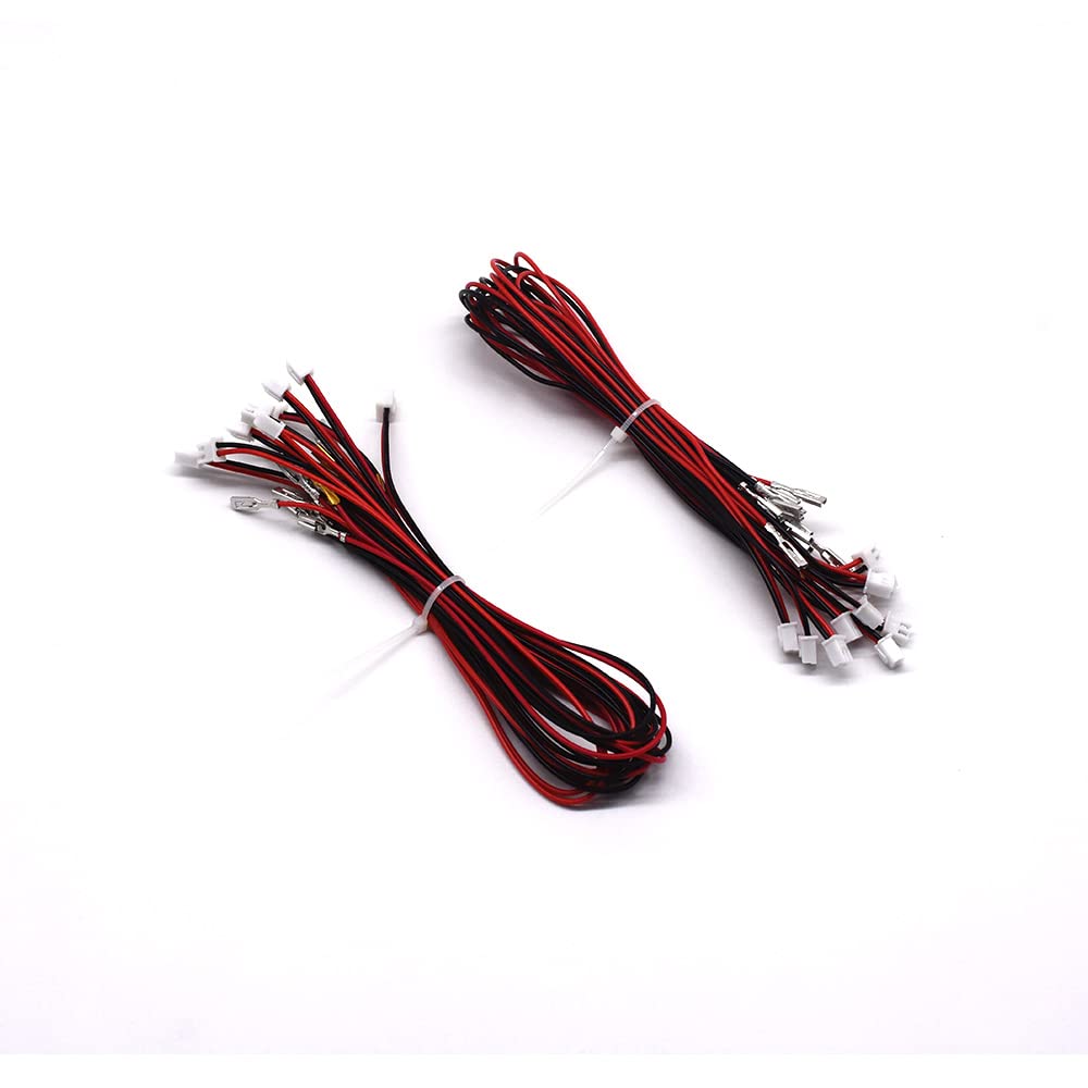 Arcity Arcade Button Wires Harness Cable - 20 Pc Set, 11.81in Length, 2.8mm Terminals, USB Encoder PCB, Compatible with LED & Sanwa Buttons