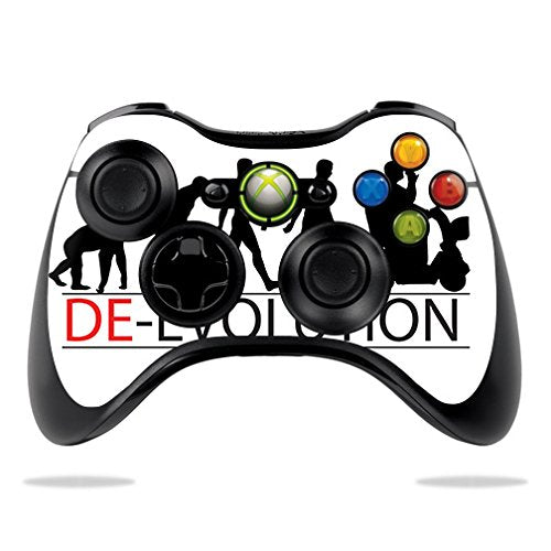 MightySkins Skin Compatible with Microsoft Xbox 360 Controller - Deevolution | Protective, Durable, and Unique Vinyl Decal wrap 