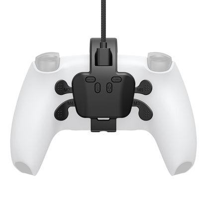 IWGAME PS-5 Paddles Attachment, 4 Programmable Back Buttons, Wired, 7.2FT USB Cable, Compatible with PS-5/PC/Mac, Black