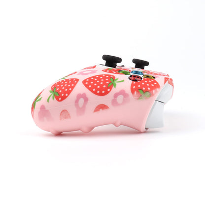 RALAN Xbox Series Controller Skin, Anti-Slip Silicone Cover with Cute Thumb Grips, Pink