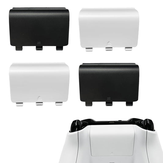 Anglepingping 4 Pack Battery Back Cover for Xbox One Controller Replacement Battery Back Covers for Xbox One Controller[NOT for Xbox Series X/S] Back Shell Covers Repair Part for Xbox One Controllers