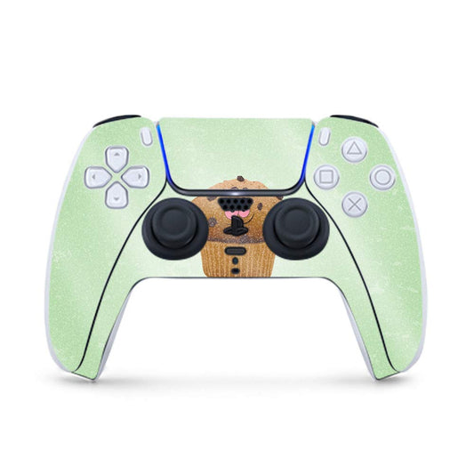 MightySkins Glossy Glitter Gaming Skin for PS5 / PlayStation 5 Controller - Baked | Durable High-Gloss Glitter Finish | Easy to Apply and Change Style | Made in The USA