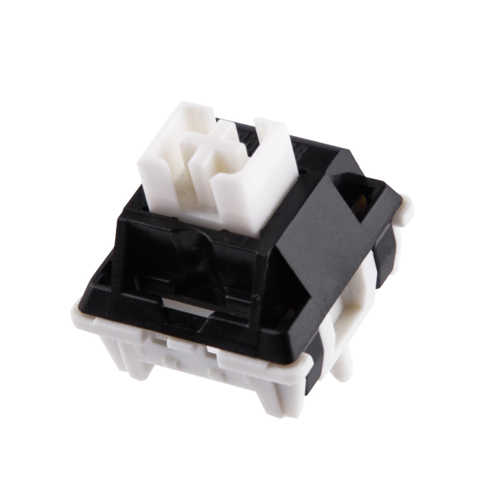 Ematerial nameAKER Zebra 40gf Linear Mechanical Keyboard Switches  5-Pin Pre Lubed Creamy Switch  100 PCS  with material name Stem  21mm Spring  Compatible with MX Keycaps for Gaming Keyboard