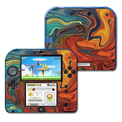 MIGHTY SKINS Nintendo 2DS Skin - Lava Water | Durable Vinyl Decal Wrap, Easy to Apply & Remove, Model NI2DS-Lava Water