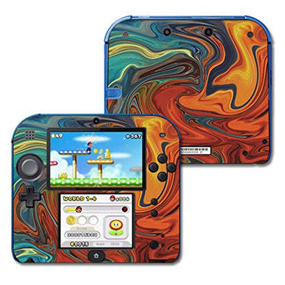 MIGHTY SKINS Nintendo 2DS Skin - Lava Water | Durable Vinyl Decal Wrap, Easy to Apply & Remove, Model NI2DS-Lava Water