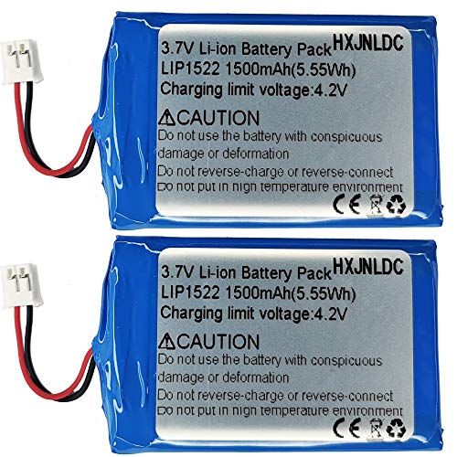 HXJNLDC 3.7V 1500mah Battery for Sony PS4 Controller Battery Replacement(CUH-ZCT1U,CUH-ZCT1E,CUH-ZCT1A,CUH-ZCT1H,2015 and Earlie