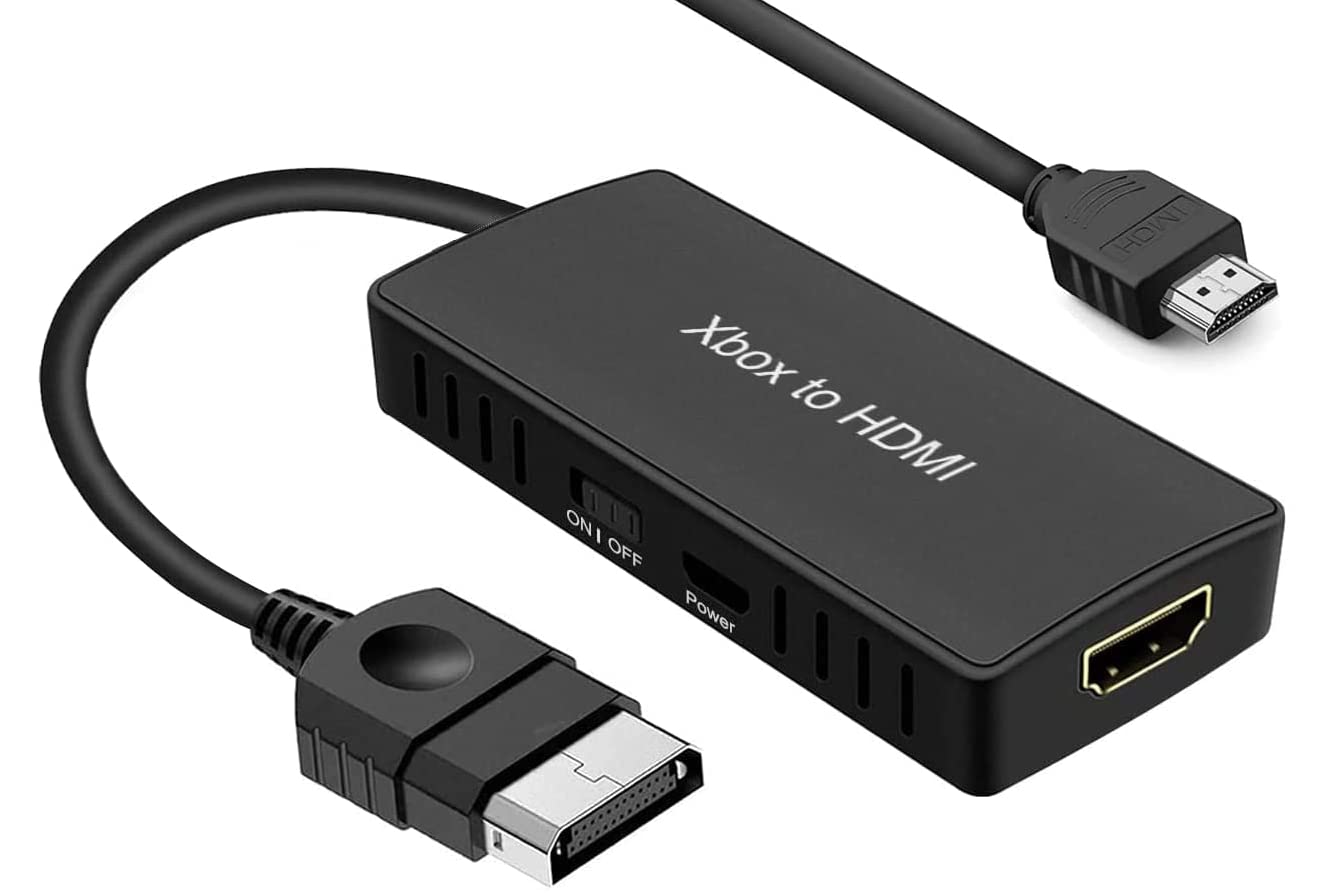 Y.D.F Original Xbox to HDMI Converter - High-Quality HDMI Cable, Black, Model 15a960ac, Enhanced Picture Quality
