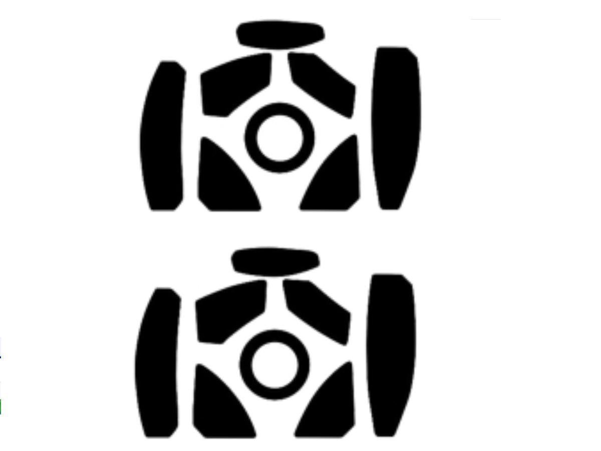 LZYDD Mouse Skatez for Razer Naga Epic & Hex - Black Plastic Replacement Feet (2 Sets) - Model 8541666208