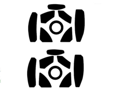 LZYDD Mouse Skatez for Razer Naga Epic & Hex - Black Plastic Replacement Feet (2 Sets) - Model 8541666208