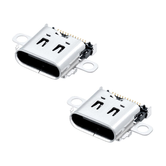 Mcbazel 2 Pack Replacement Type C Charging Port for Switch  USB C Charger Socket Connector for NS Switch Console Only