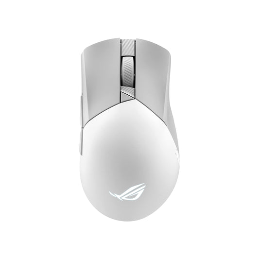 ASUS ROG Gladius III Wireless Gaming Mouse - 36000 DPI, 6 Buttons, Replaceable Switches, White, Model P711 ROG GIII WL AIMPOINT