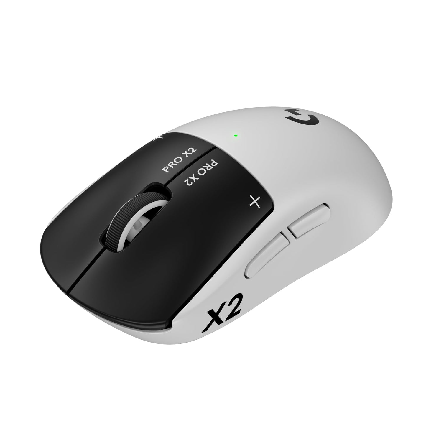 Logitech PRO X2 SUPERSTRIKE Lightspeed Wireless Gaming Mouse  Ultra-Fast Performance  Ultra Lightweight (61 g)  Customizable Click Haptics  USB-C Charging  for PC/Mac/Laptop - White